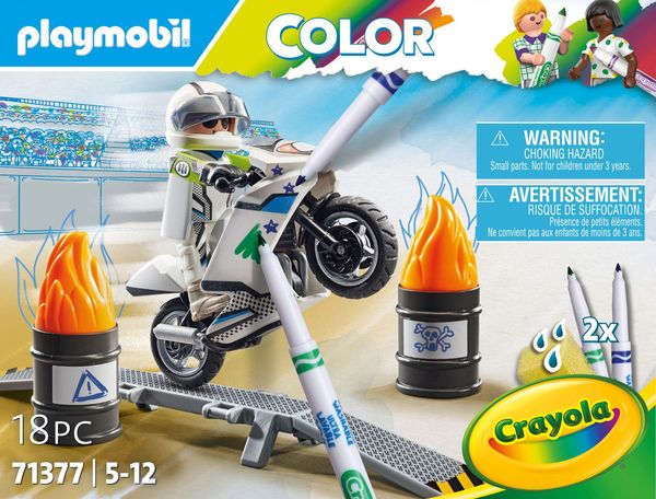 Produktbild: Playmobil&reg; Color Motorrad 71377