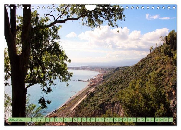 Produktbild: Taormina, die Stadt mit Blick auf den &Auml;tna (Wandkalender 2027 DIN A4 quer), CALVENDO Monatskalender