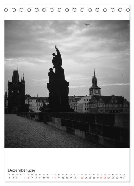 Produktbild: Prag - Praha - Prague (Tischkalender 2026 DIN A5 hoch), CALVENDO Monatskalender