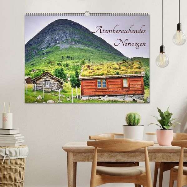 Produktbild: Atemberaubendes Norwegen (Wandkalender 2026 DIN A2 quer), CALVENDO Monatskalender