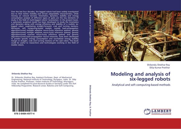 Produktbild: Modeling and analysis of six-legged robots