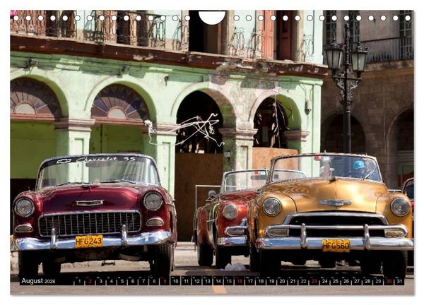 Produktbild: Classic Cars of Cuba (Wandkalender 2026 DIN A4 quer), CALVENDO Monatskalender