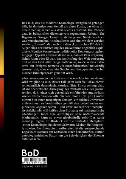 Produktbild: Mein kosmologischer Bruch - Fr&ouml;hliche Wissenschaft im Lichte Schwarzer L&ouml;cher
