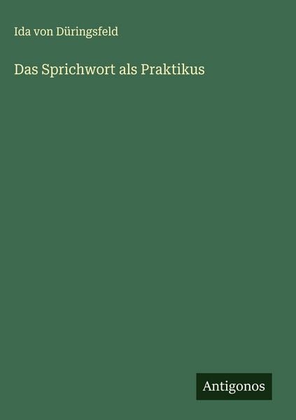 Produktbild: Das Sprichwort als Praktikus