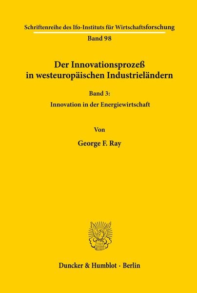 Produktbild: Der Innovationsproze&szlig; in westeurop&auml;ischen Industriel&auml;ndern.
