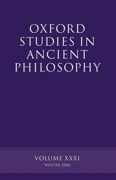 Produktbild: Oxford Studies in Ancient Philosophy