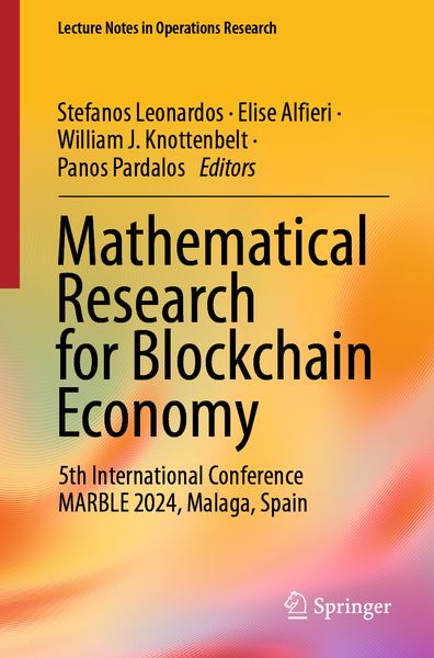Produktbild: Mathematical Research for Blockchain Economy