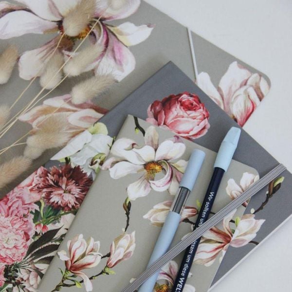 Produktbild: Notizbuch A5 Bouquet rose