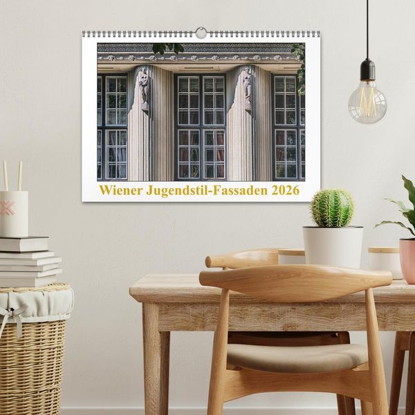Produktbild: Wiener Jugendstil-Fassaden (Wandkalender 2026 DIN A3 quer), CALVENDO Monatskalender
