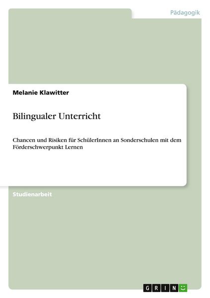 Produktbild: Bilingualer Unterricht