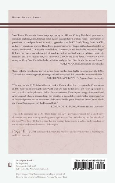 Produktbild: CIA and Third Force Movements in China during the Early Cold War