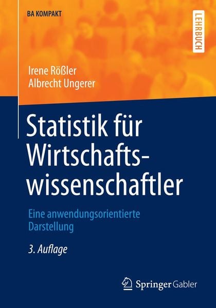 Produktbild: Statistik f&uuml;r Wirtschaftswissenschaftler