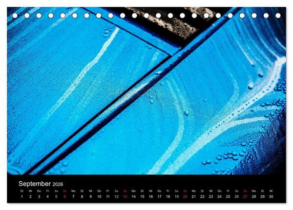 Produktbild: Lamborghini im Regen (Tischkalender 2026 DIN A5 quer), CALVENDO Monatskalender