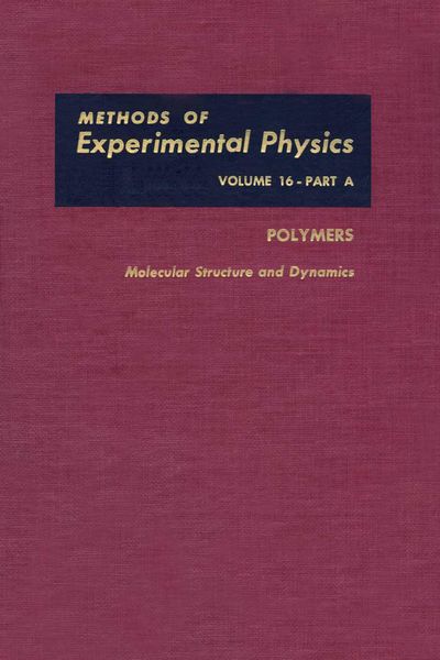 Produktbild: Molecular Structure and Dynamics