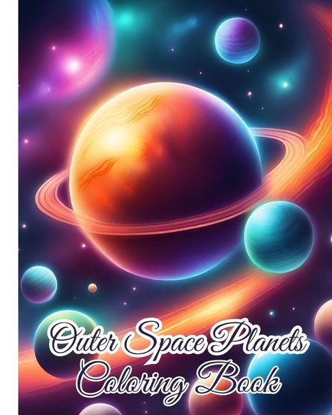 Produktbild: Outer Space Planets Coloring Book