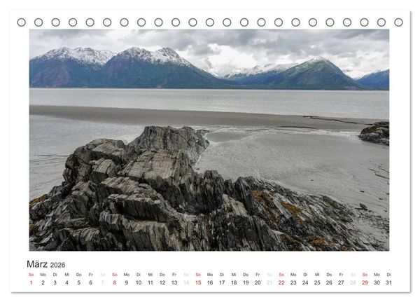 Produktbild: ALASKA - Bilder aus dem S&uuml;den (Tischkalender 2026 DIN A5 quer), CALVENDO Monatskalender
