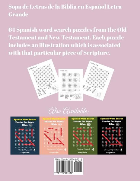 Produktbild: Spanish Word Search Puzzles For Adults