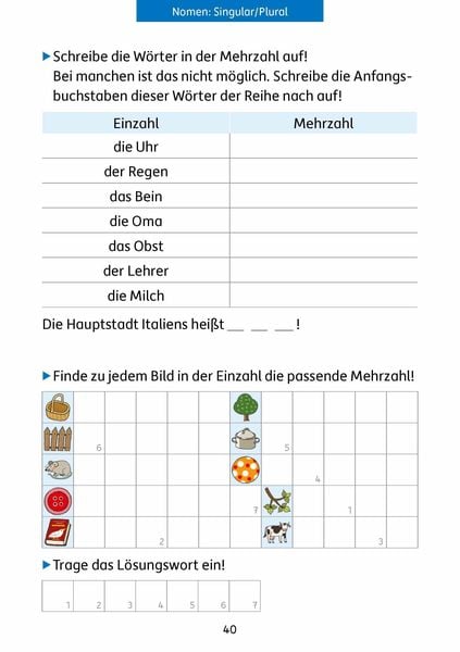 Produktbild: &Uuml;bungsheft Mathe und Deutsch 3. Klasse