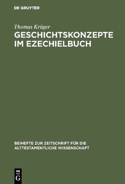 Produktbild: Geschichtskonzepte im Ezechielbuch