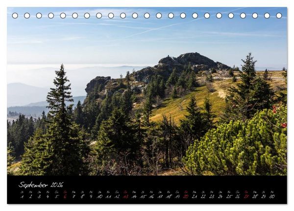 Produktbild: Bayerischer Wald (Tischkalender 2026 DIN A5 quer), CALVENDO Monatskalender