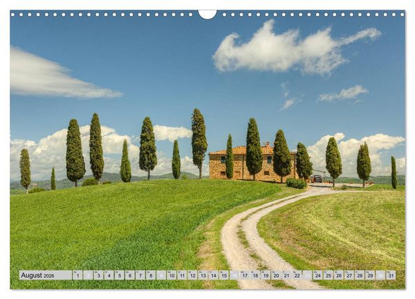 Produktbild: Wundersch&ouml;ne Toskana (Wandkalender 2026 DIN A3 quer), CALVENDO Monatskalender