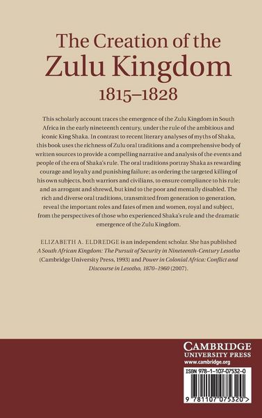 Produktbild: The Creation of the Zulu Kingdom, 1815-1828