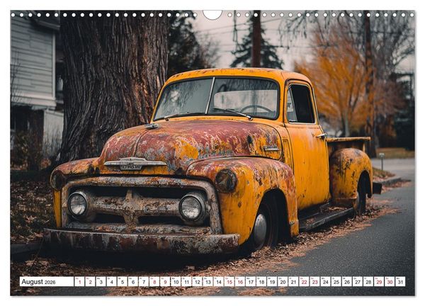 Produktbild: Rost trifft Nostalgie (Wandkalender 2026 DIN A3 quer), CALVENDO Monatskalender