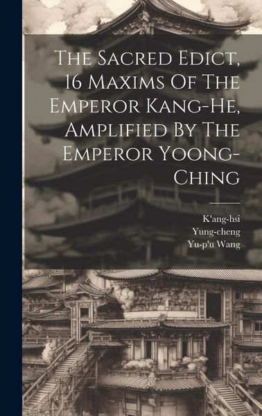 Produktbild: The Sacred Edict, 16 Maxims Of The Emperor Kang-he, Amplified By The Emperor Yoong-ching