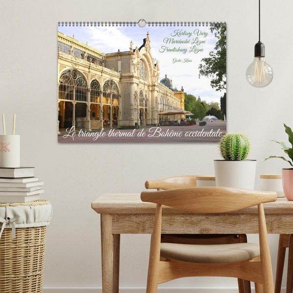 Produktbild: Le triangle thermal de Boh&ecirc;me occidentale (Calendrier mural 2026 DIN A3 vertical), CALVENDO calendrier mensuel