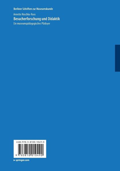 Produktbild: Besucherforschung und Didaktik