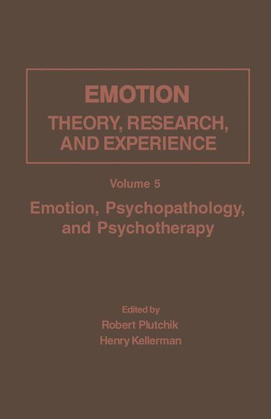 Produktbild: Emotion, Psychopathology, and Psychotherapy