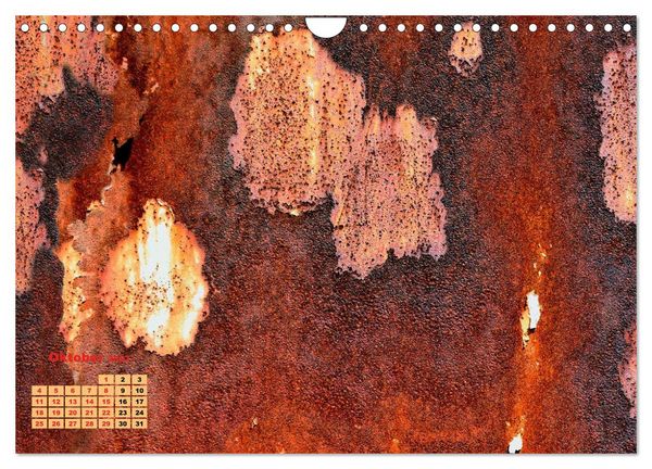 Produktbild: Metallwelt (Wandkalender 2027 DIN A4 quer), CALVENDO Monatskalender