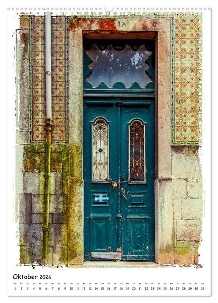 Produktbild: Lissabons Altstadt (Wandkalender 2026 DIN A2 hoch), CALVENDO Monatskalender