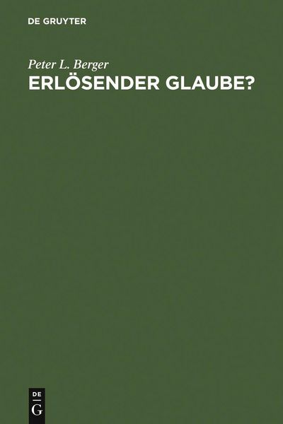 Produktbild: Erl&ouml;sender Glaube?