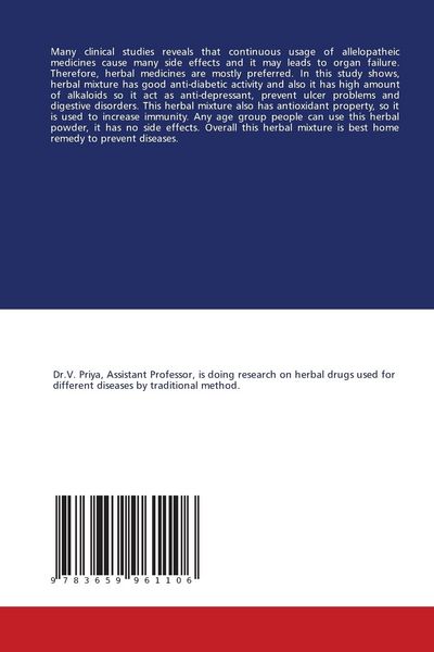 Produktbild: Traditional System Of Herbal Drugs Used For Various Aliments