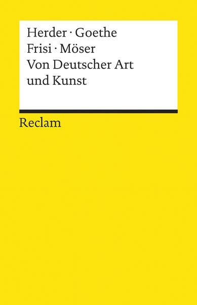 Produktbild: Von Deutscher Art und Kunst