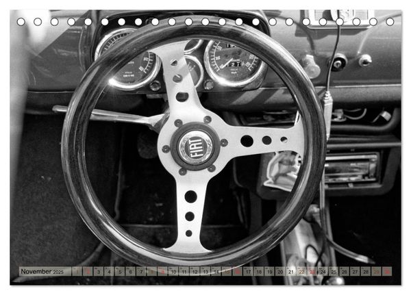 Produktbild: il Cinquecento - Details im Fokus - im Look eines legend&auml;ren Analogfilms (Tischkalender 2025 DIN A5 quer), CALVENDO Monatskalender