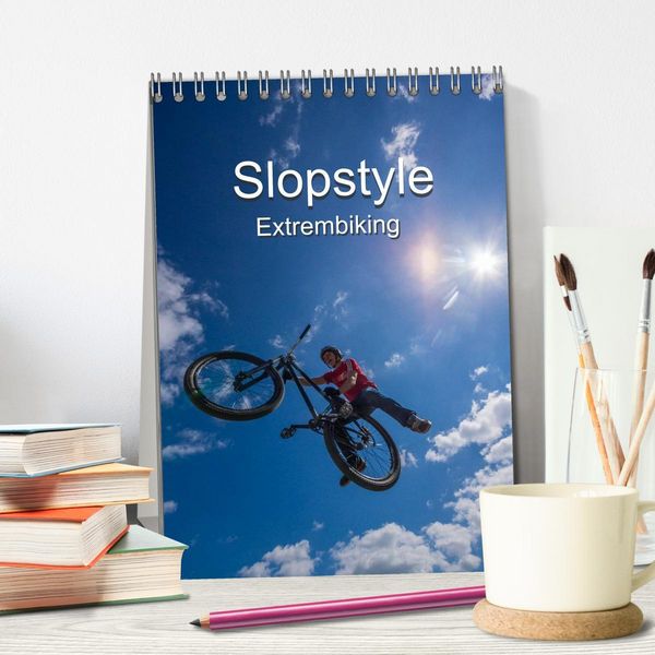 Produktbild: Slopestyle Extrembiking (Tischkalender 2026 DIN A5 hoch), CALVENDO Monatskalender