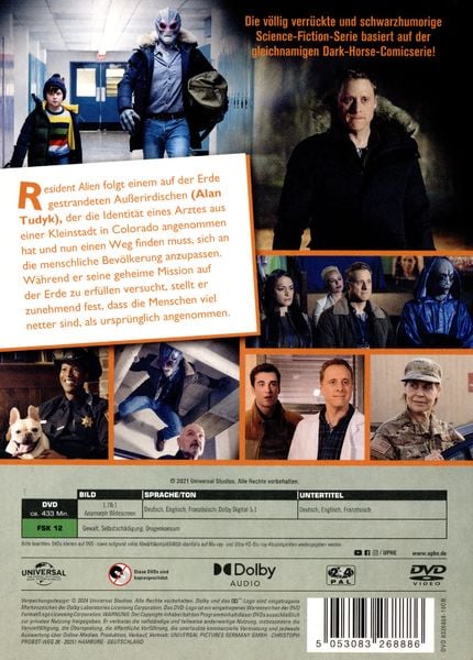 Produktbild: Resident Alien: Staffel Eins [3 DVDs]