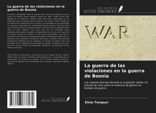 Produktbild: La guerra de las violaciones en la guerra de Bosnia