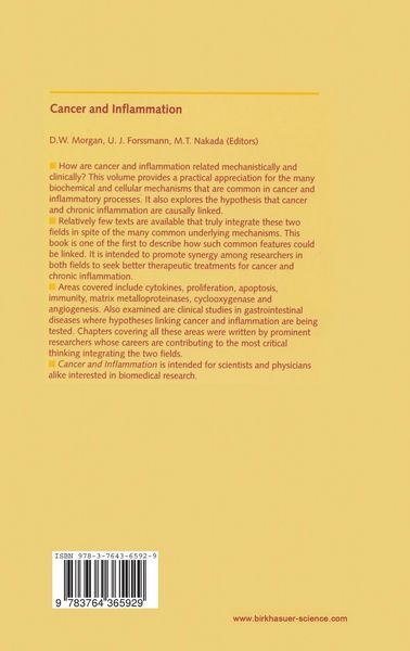 Produktbild: Cancer and Inflammation