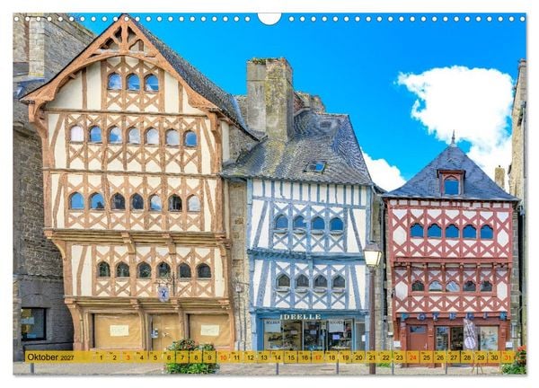 Produktbild: Bretagne, wild und sch&ouml;n (Wandkalender 2027 DIN A3 quer), CALVENDO Monatskalender