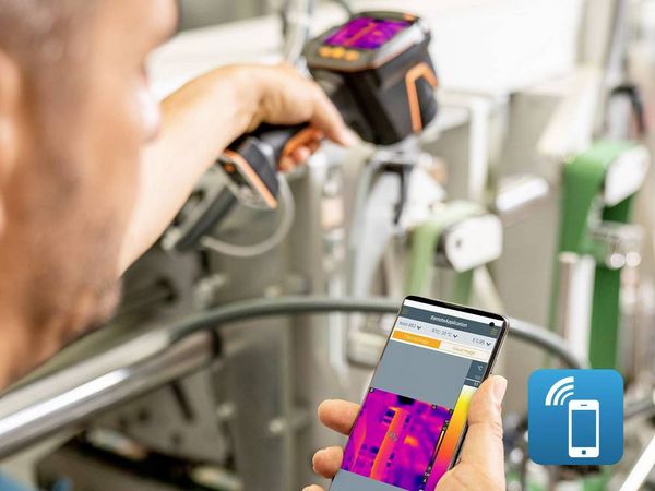 Produktbild: Testo 883-1 W&auml;rmebildkamera -30 bis +650&deg;C 27Hz WiFi