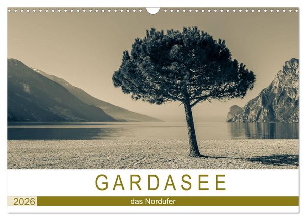 Produktbild: GARDASEE - das Nordufer (Wandkalender 2026 DIN A3 quer), CALVENDO Monatskalender