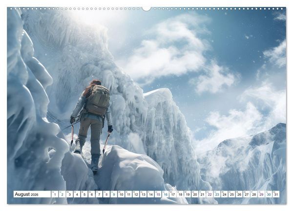 Produktbild: Imposante Bergwelt (Wandkalender 2026 DIN A2 quer), CALVENDO Monatskalender