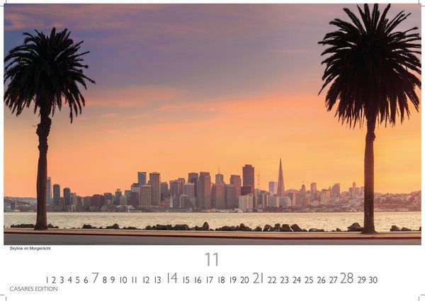 Produktbild: San Francisco Kalender 2027 &ndash; Wandkalender | Fotokalender Nordamerika 35x50cm &ndash; Faszinierende Bilder aus der Stadt der H&uuml;gel, perfekt als Deko & Geschenkidee