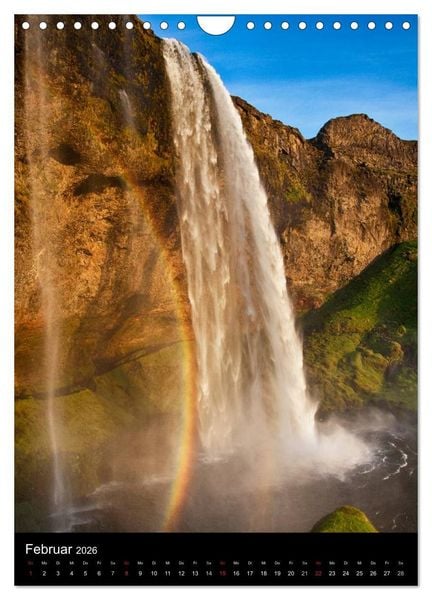 Produktbild: Naturblicke - Wasserf&auml;lle der Welt (Wandkalender 2026 DIN A4 hoch), CALVENDO Monatskalender