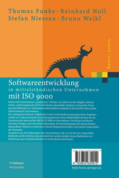 Produktbild: Softwareentwicklung in mittelst&auml;ndischen Unternehmen mit ISO 9000