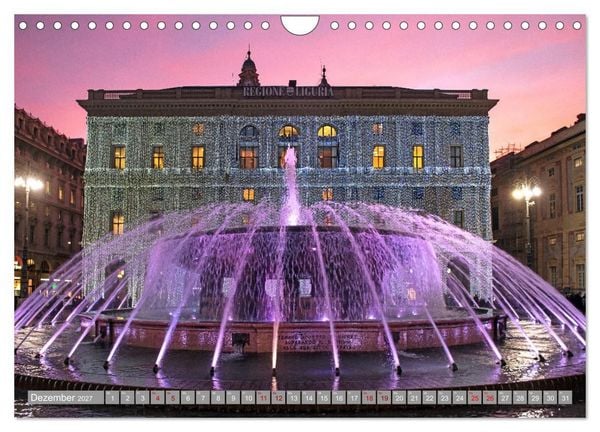 Produktbild: Die zeitlose Sch&ouml;nheit von Genua (Wandkalender 2027 DIN A4 quer), CALVENDO Monatskalender