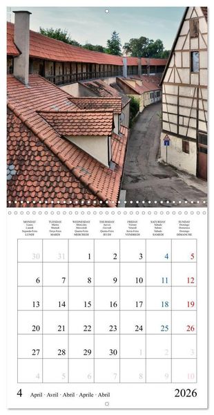 Produktbild: Worth a Visit - Romantic Cities in Germany (Wall Calendar 2026 12 &times; 12 Inch) CALVENDO 12 Month Wall Calendar
